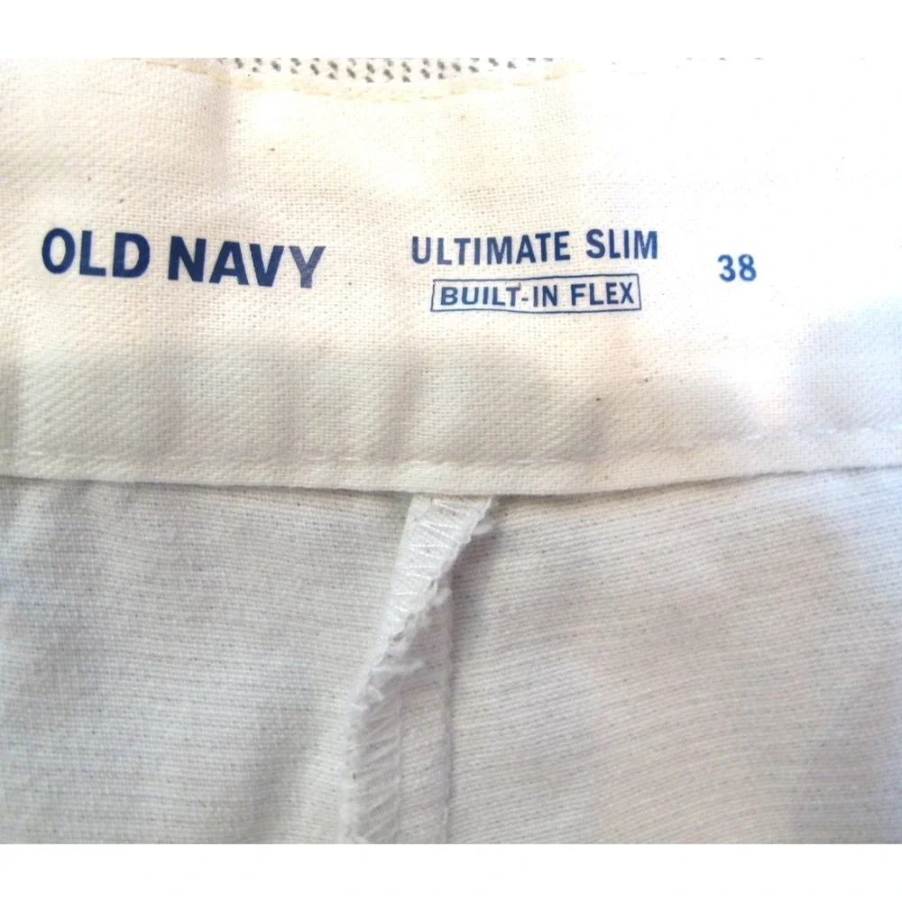 Old Navy Khaki Ultimate Slim Built-In Flex 10